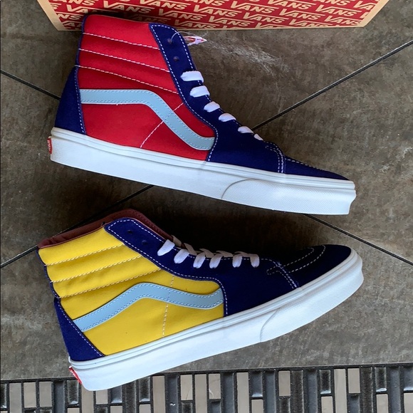 VANS Sk8-Hi SUNSHINE Multi/True White men’s - Picture 12 of 16